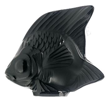 Cachet Poisson Noir - Lalique